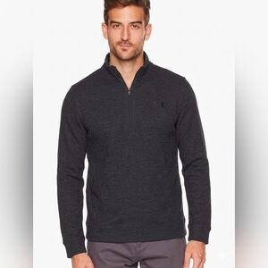 Under Armour Black UA Storm Sweater Fleece 1/2 Zip Pullover Shirt Men Size L